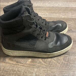 Harley-Davidson Men's Black High-Top Waterproof Shoe/Boot Size 8